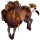 Draft unicorn Ban'ei horse Flaxen Chestnut 