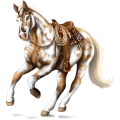 Pegasus-Pony Shetlandpony Rotbrauner