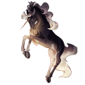Riding unicorn Irish Hunter Chestnut