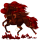 Winged riding unicorn Finnish Liver chestnut