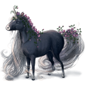 Poney licorne Quarter Pony Gris Clair