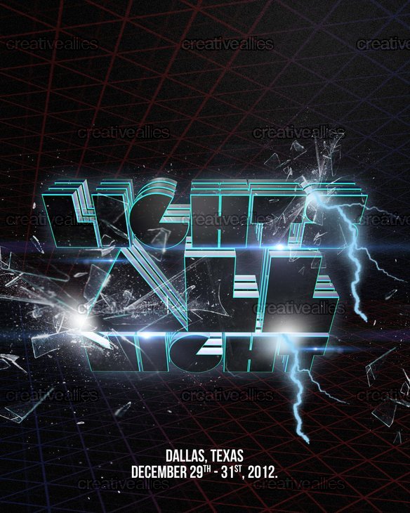 Design a Poster for Lights All Night 2012 Creative Allies