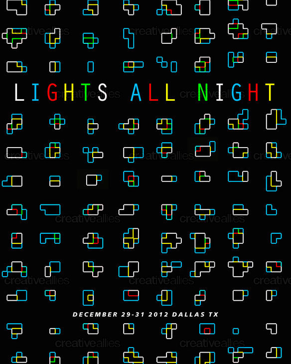 Design a Poster for Lights All Night 2012 Creative Allies