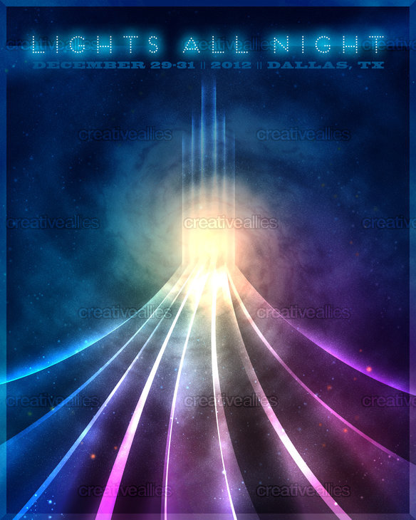 Design a Poster for Lights All Night 2012 Creative Allies