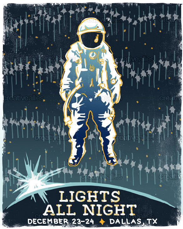 Design a Poster for Lights All Night 2012 Creative Allies