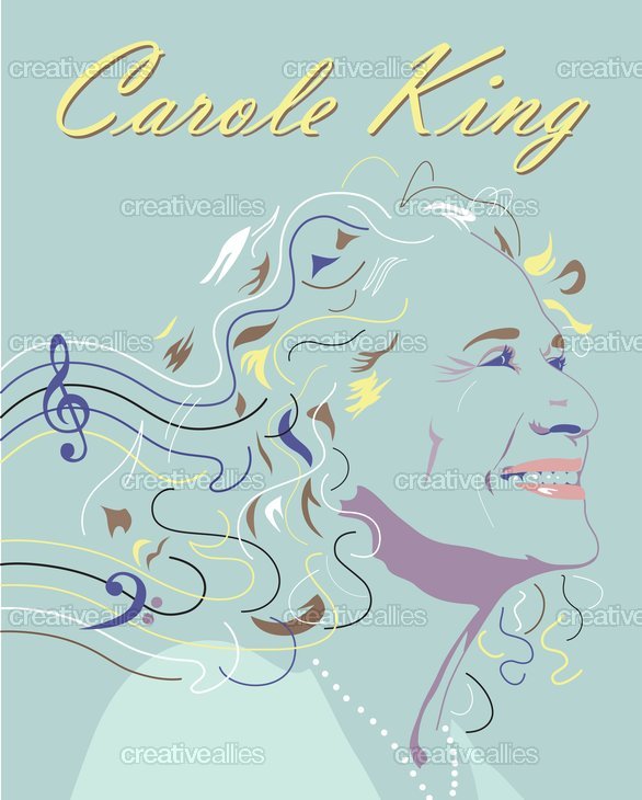 Create Commemorative Art for Carole King | Creative Allies