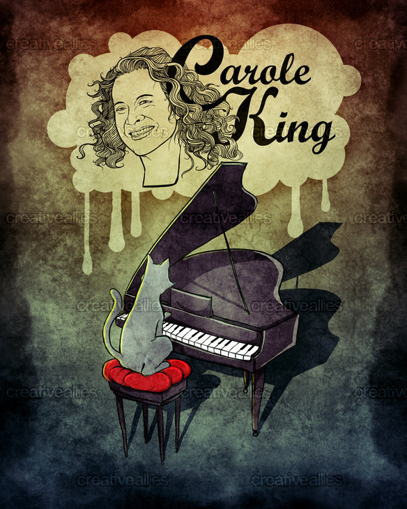 Create Commemorative Art for Carole King | Creative Allies