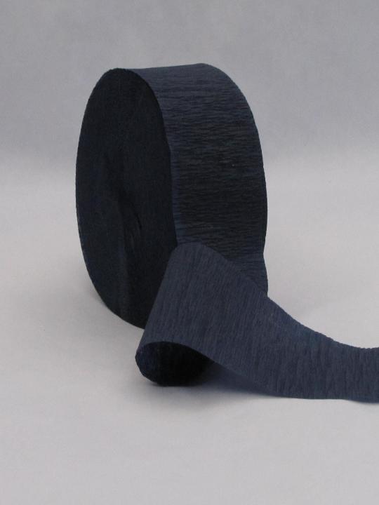 Navy Blue Crepe Paper Streamers 81' Long Crepe Paper Store
