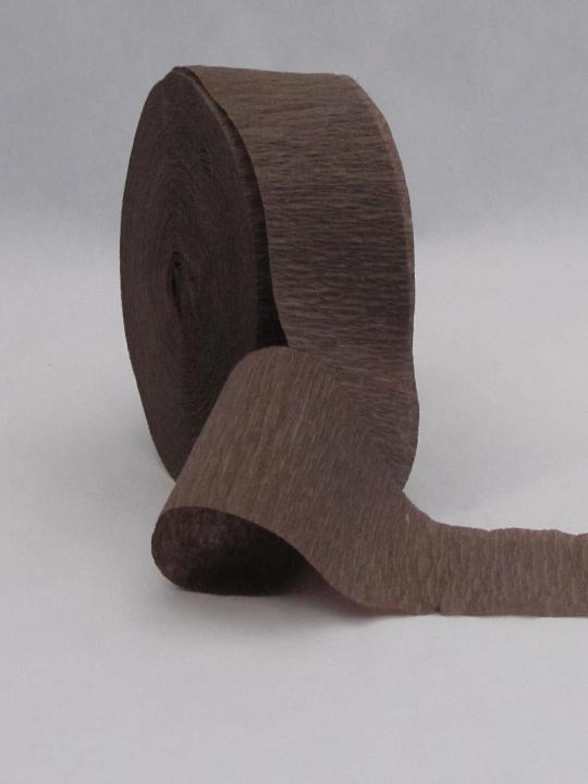 Brown Crepe Paper Streamers 81' Long Crepe Paper Store