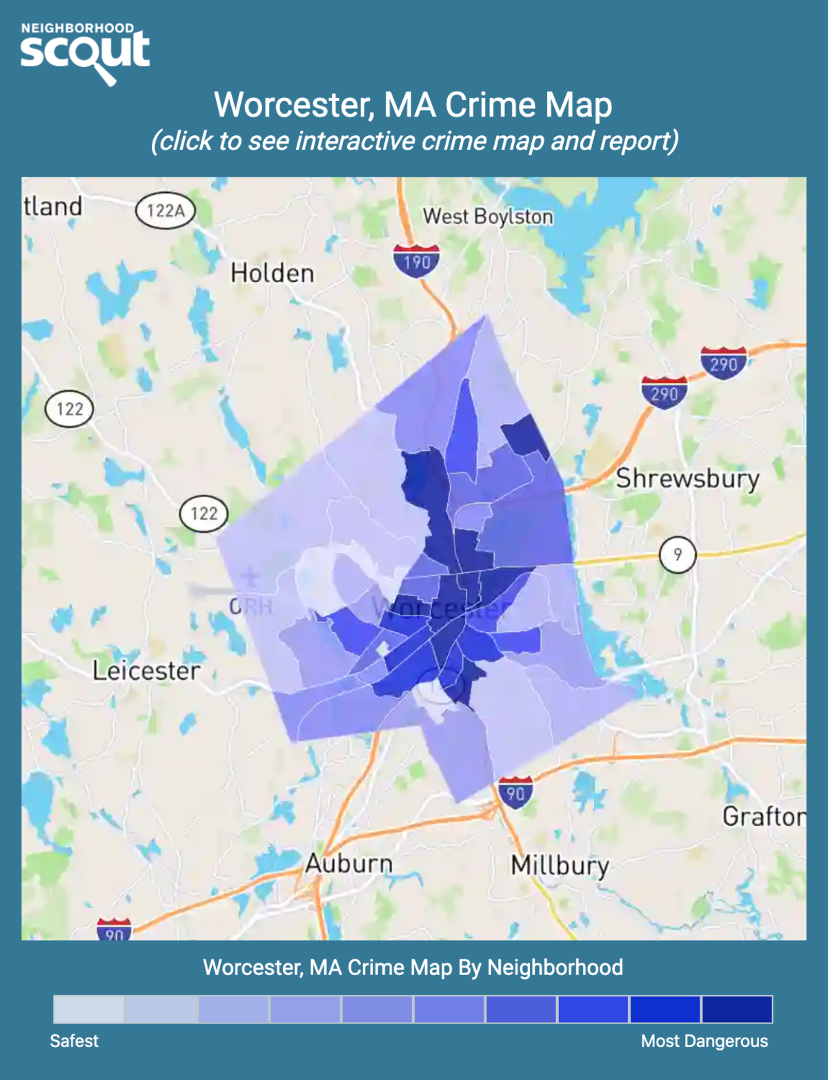 Worcester MA Crime Rates And Statistics NeighborhoodScout