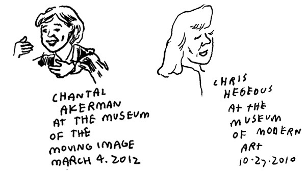 Chris Hegedus and Chantal Akerman by Polan