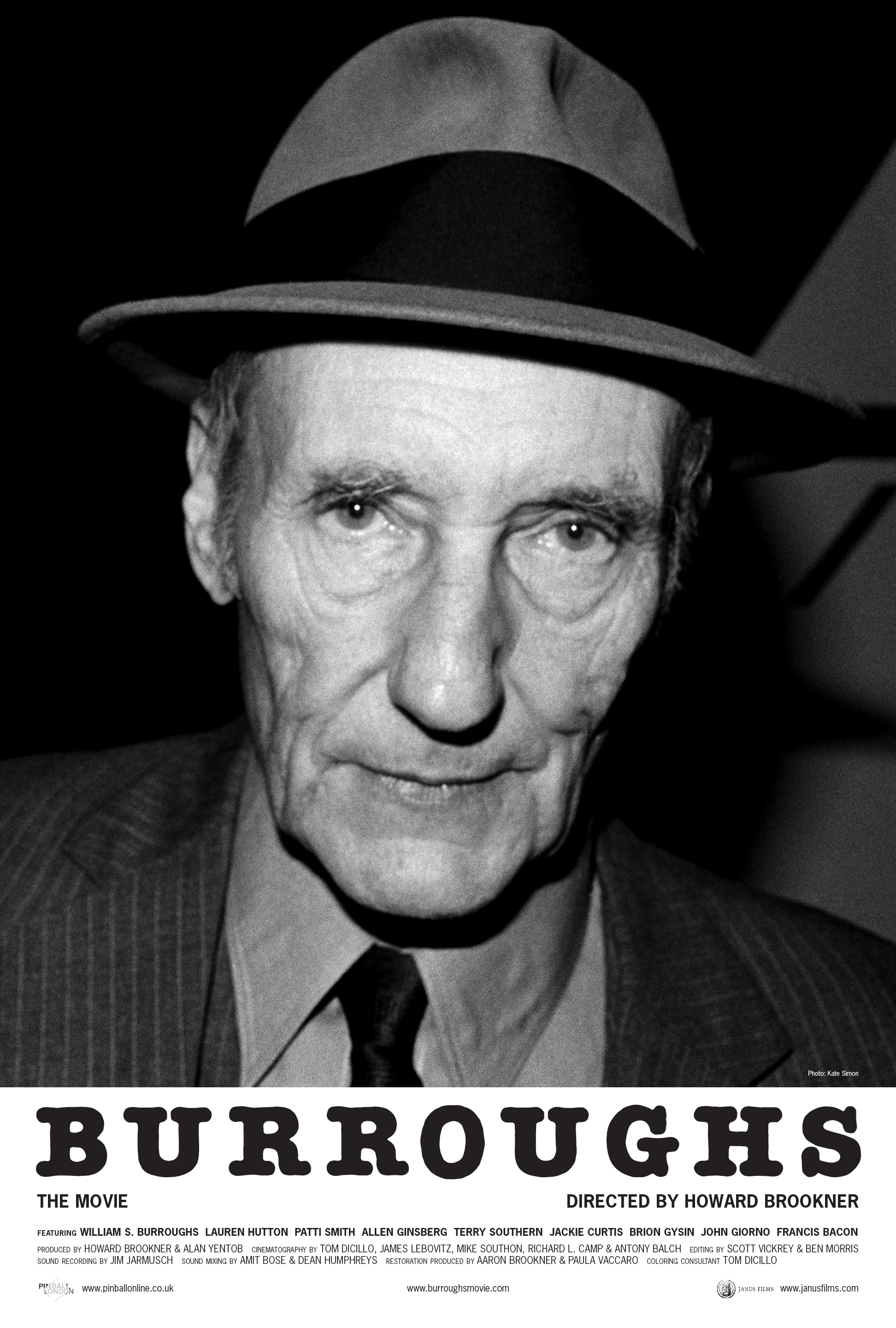 Burroughs The Movie Poster Shop The Criterion Collection