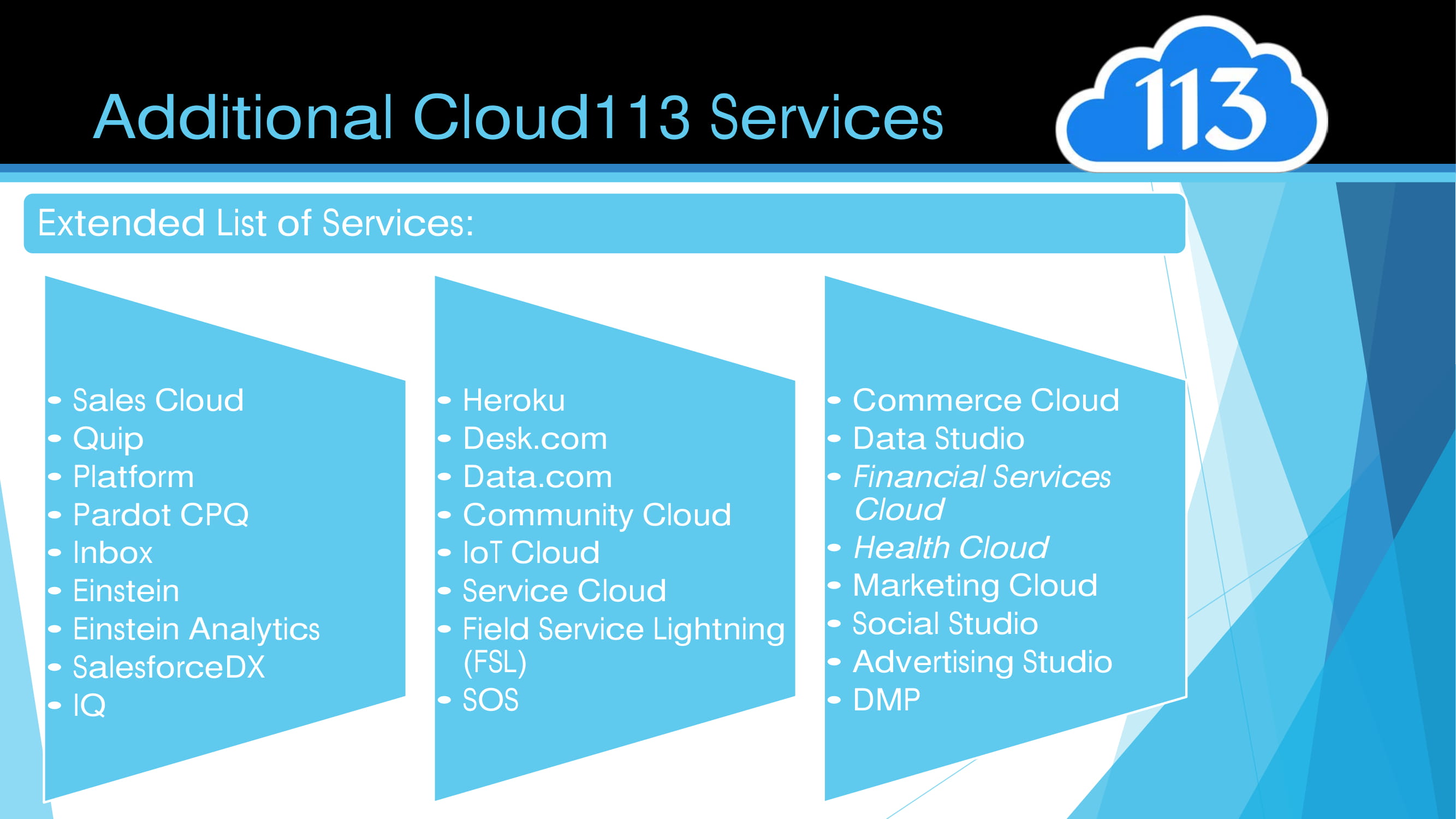 Cloud113 : 1 + 1 = 3