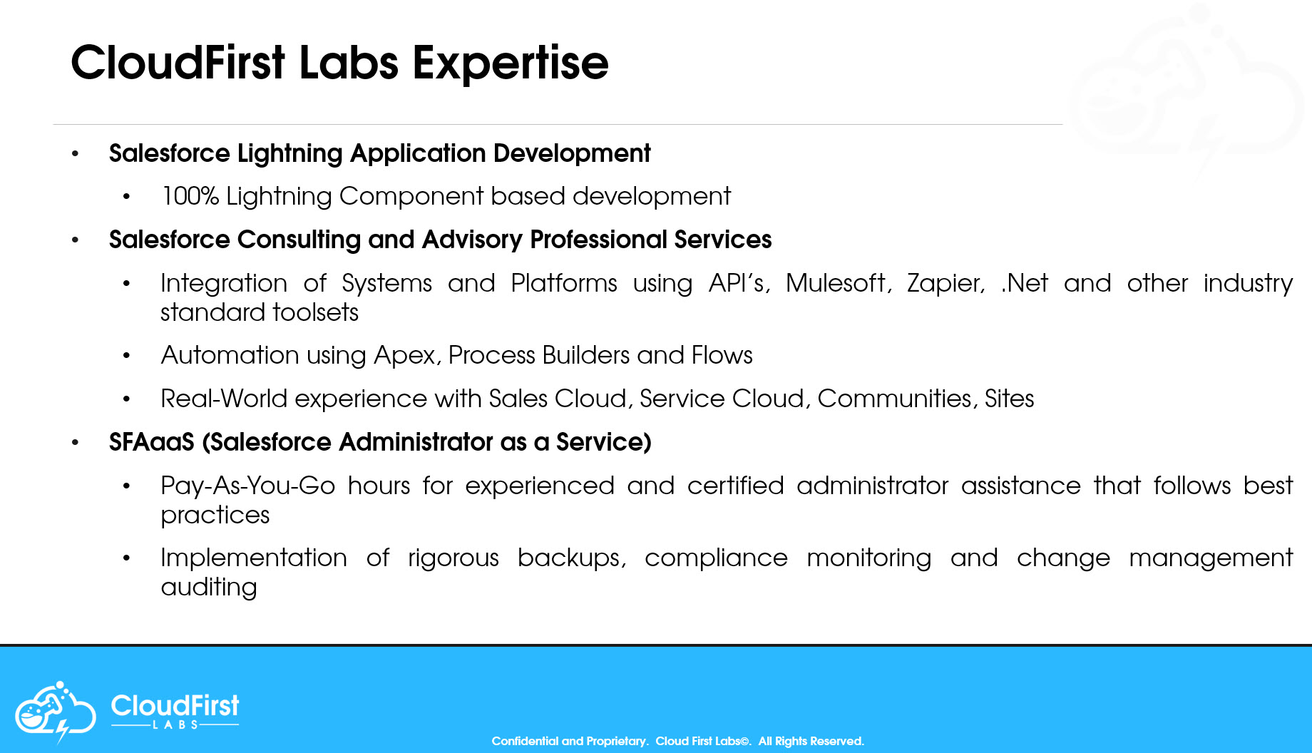 CloudFirst Labs - Your Personalized Partner