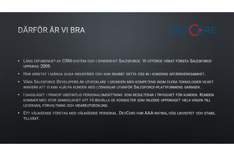 DevCore AB - Swedish Developers
