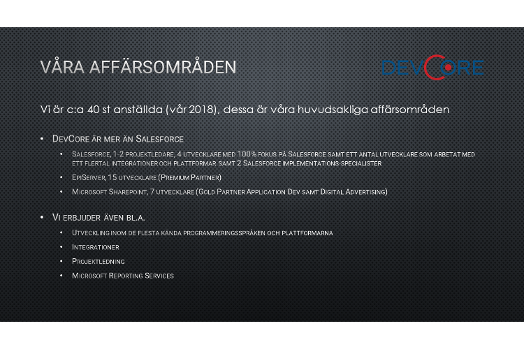 DevCore AB - Swedish Developers