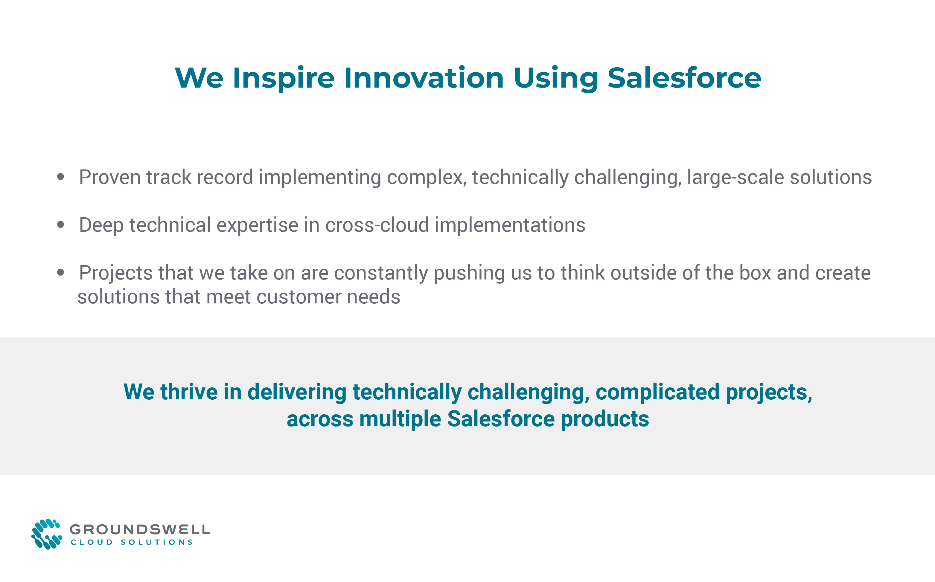 Groundswell Cloud Solutions