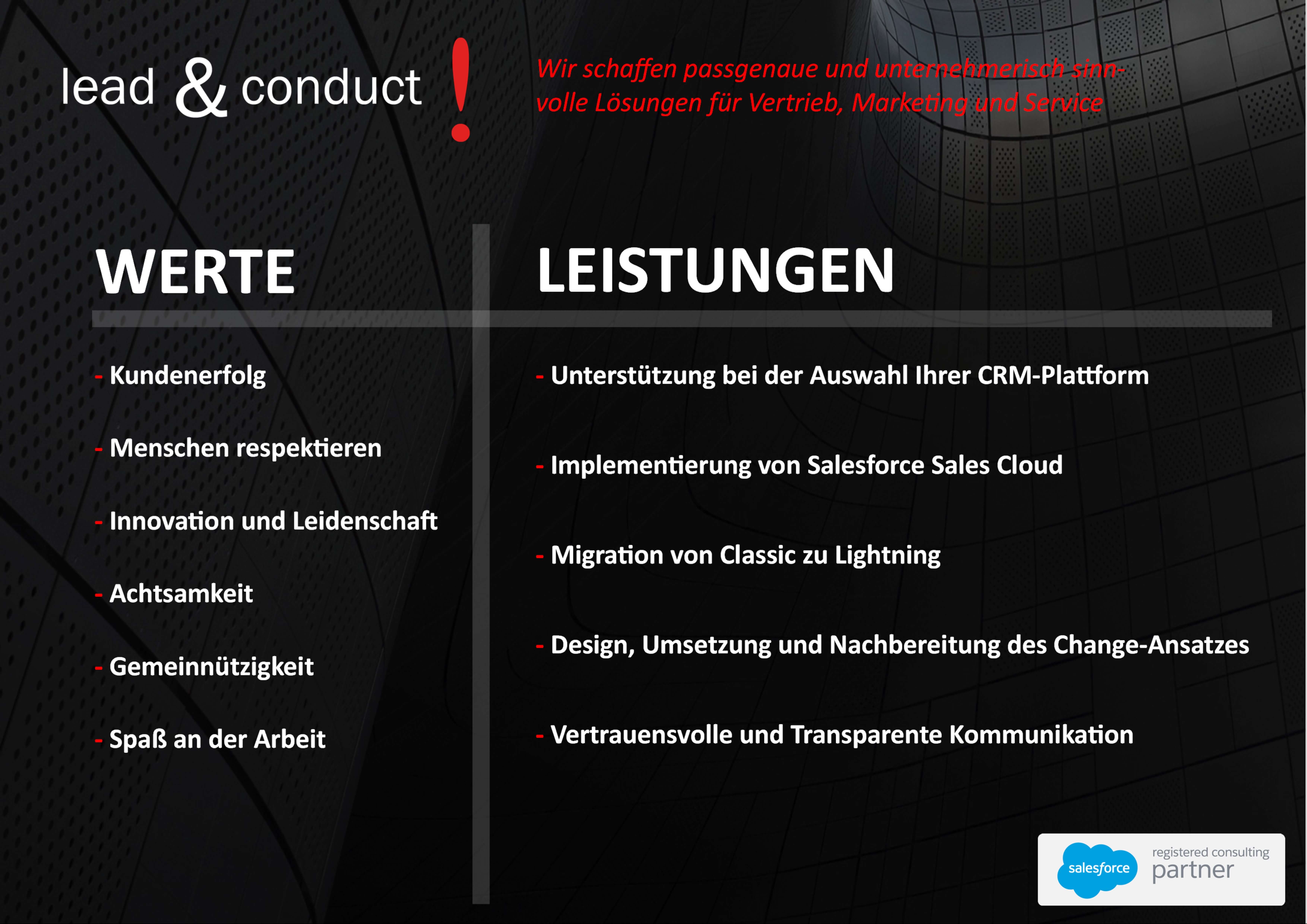 lead & conduct ! - GmbH