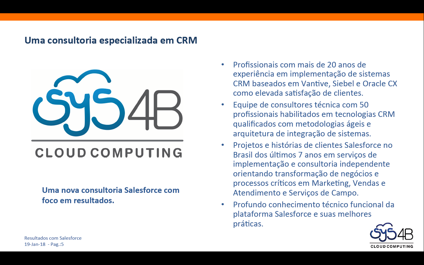 Sys4B - Especialista em CRM