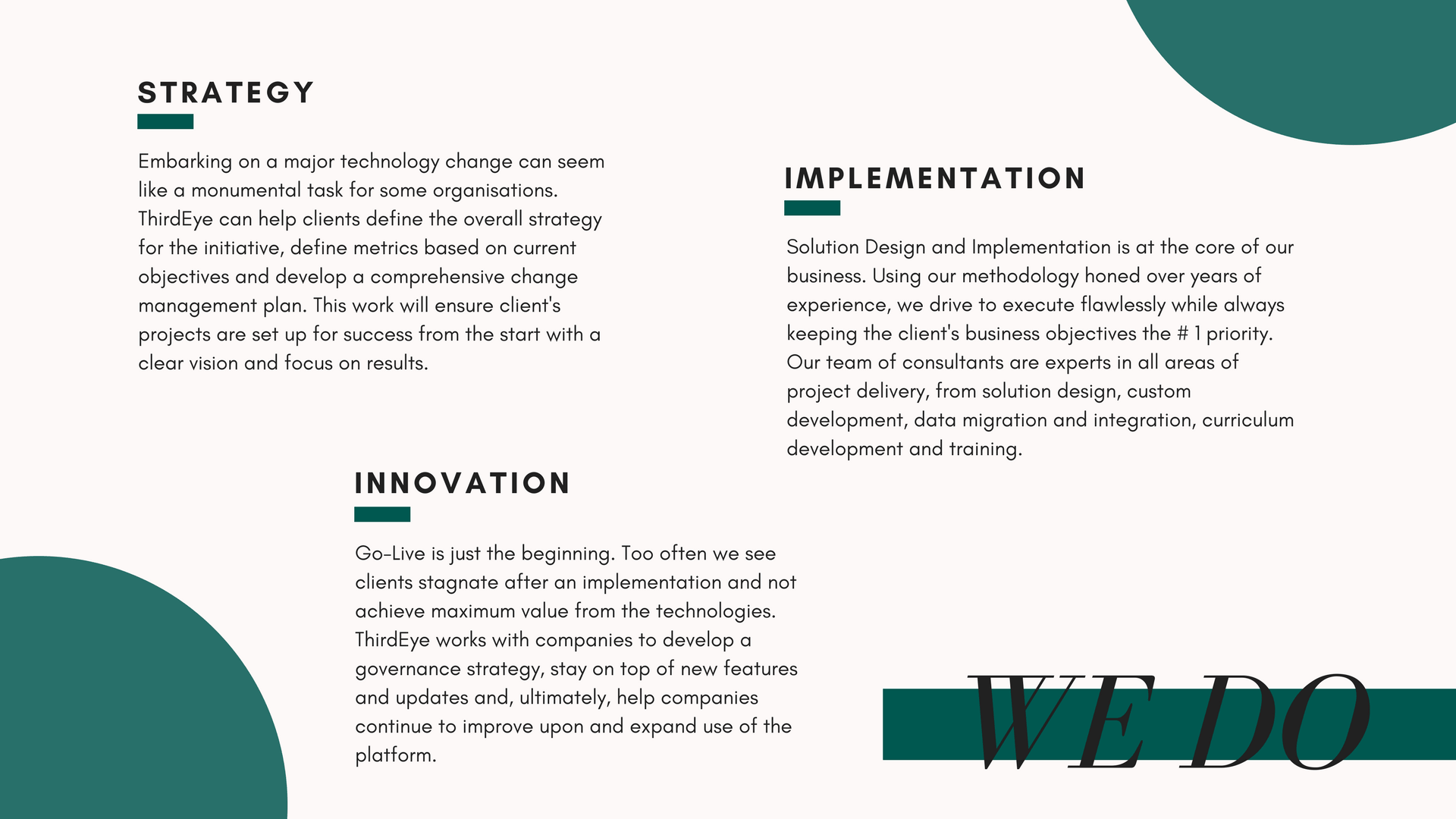 ThirdEye Consulting Services