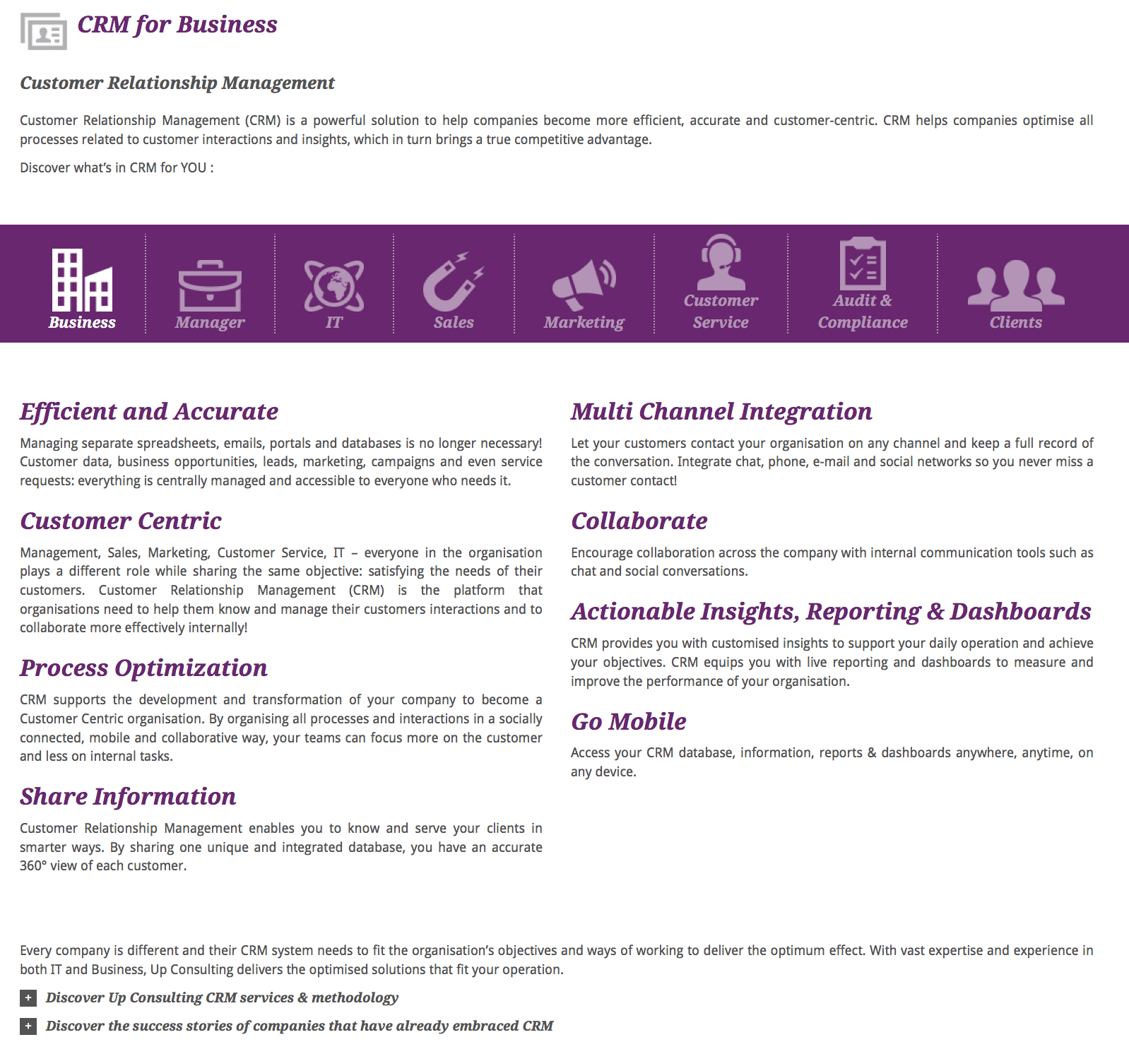 Up Consulting (UpCRM)
