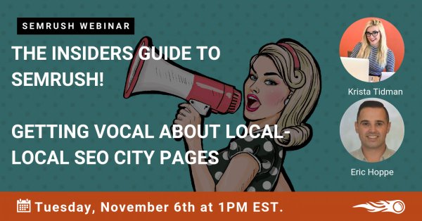 Cover image for post about webinar Crowd Content hosted with SEMrush, featuring the speakers