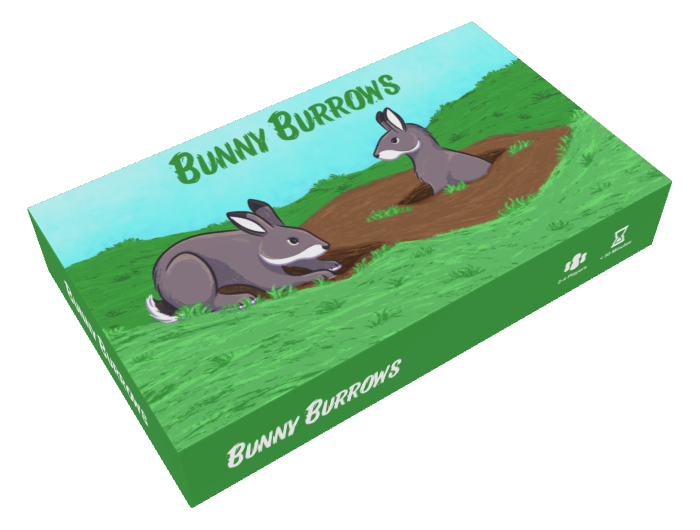 Bunny Burrows game box mockup