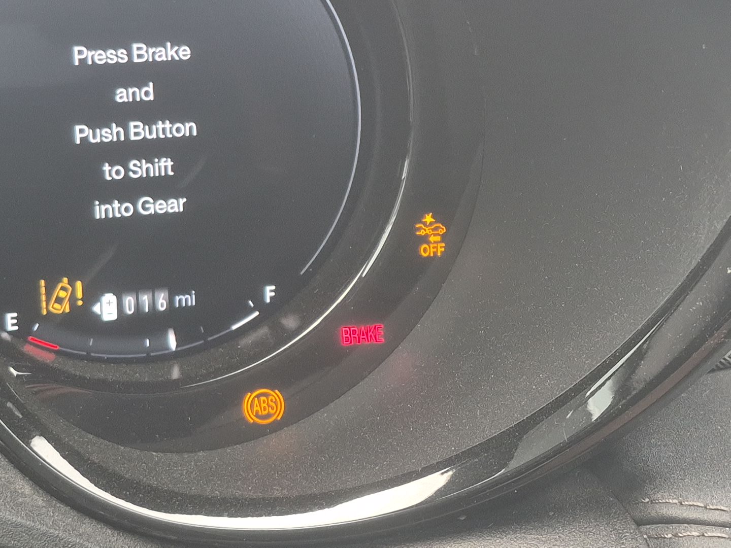 Warning - Collision Avoidance (On)
