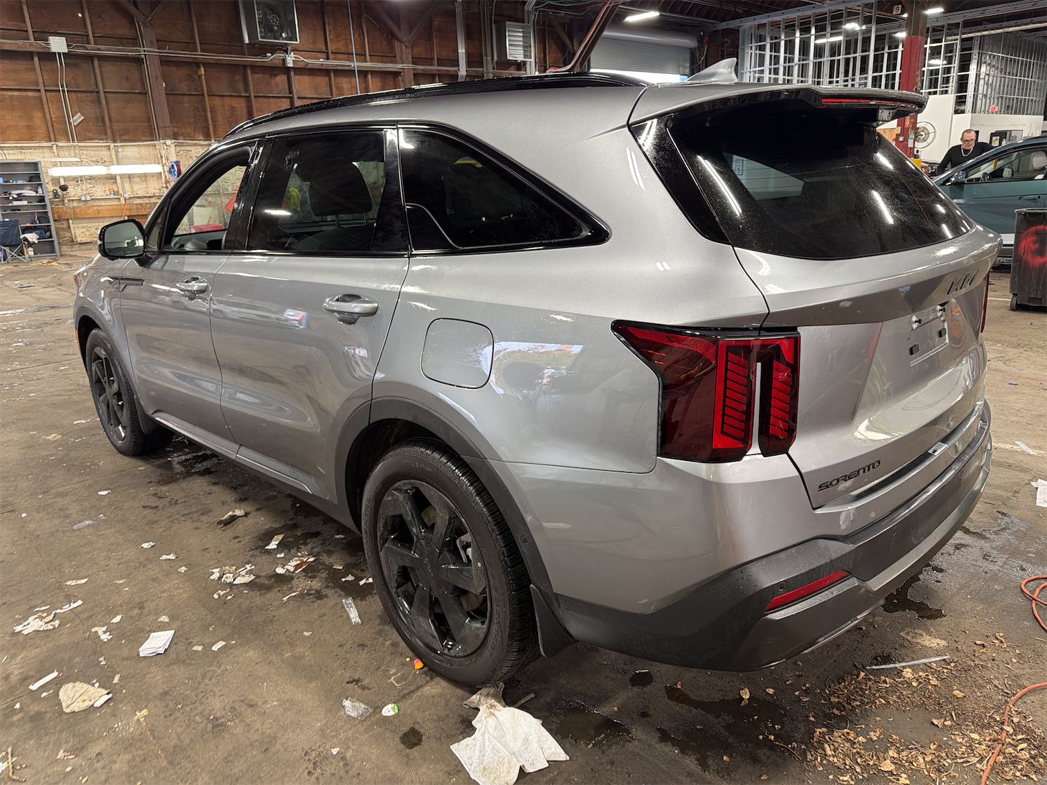 Dented Gradung Bucket Roof