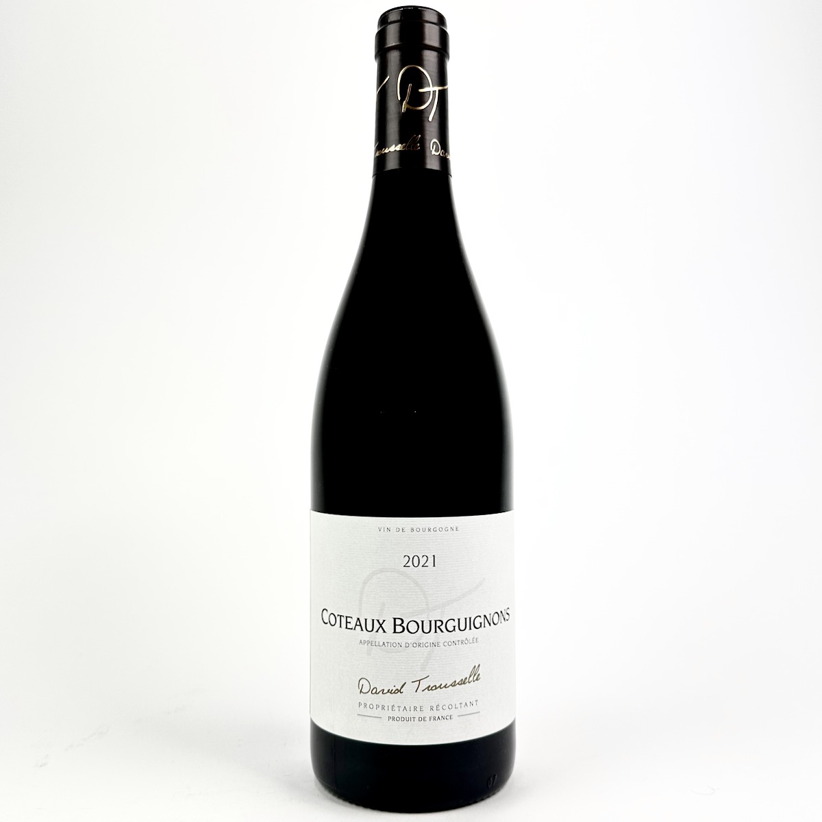 photo of bottle of 2021 Trousselle Coteaux Bourguignons Rouge