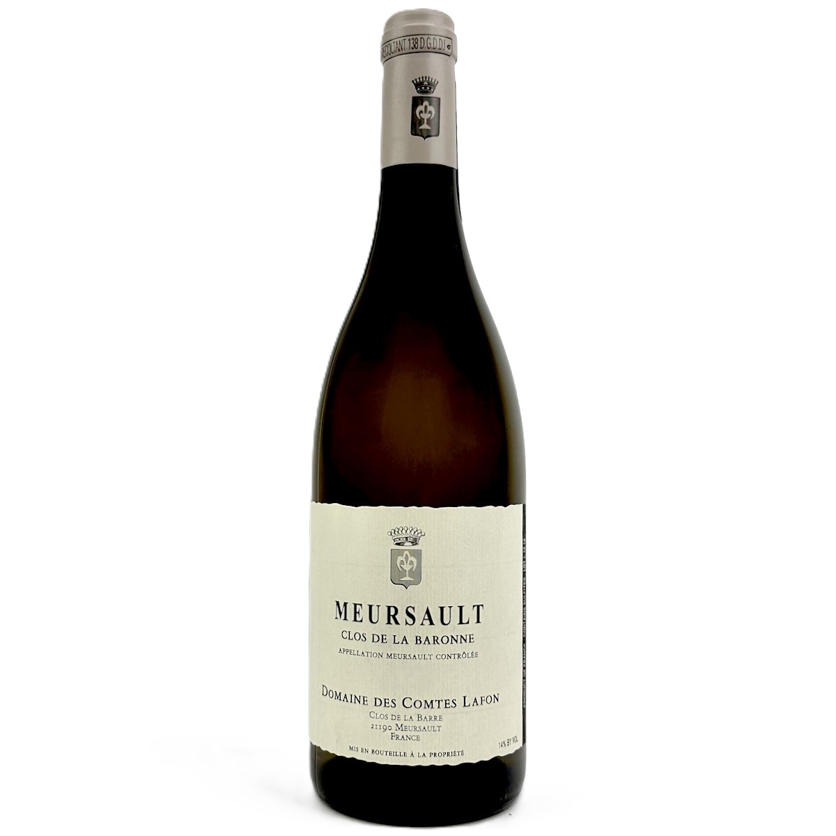 photo of bottle of Lafon Meursault Clos de la Baronne