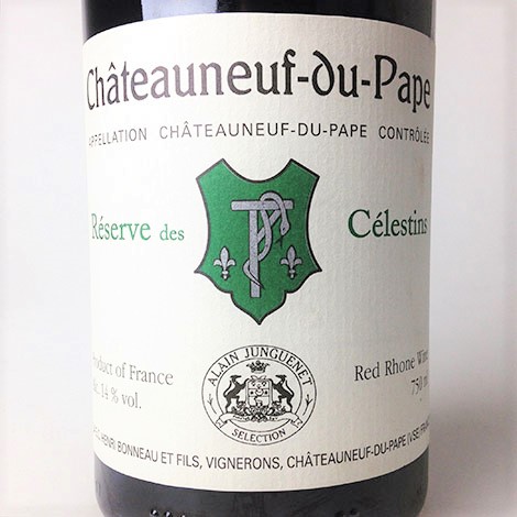 photo of bottle of Bonneau CDP Celestins