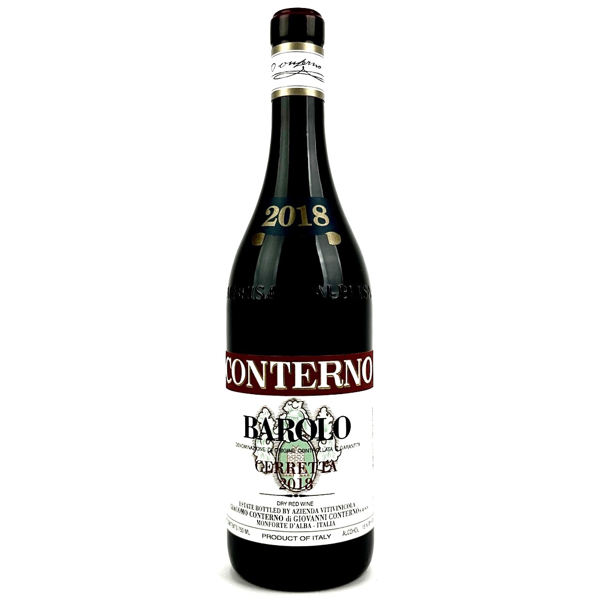 photo of bottle of Conterno, G Barolo Cerretta 2018