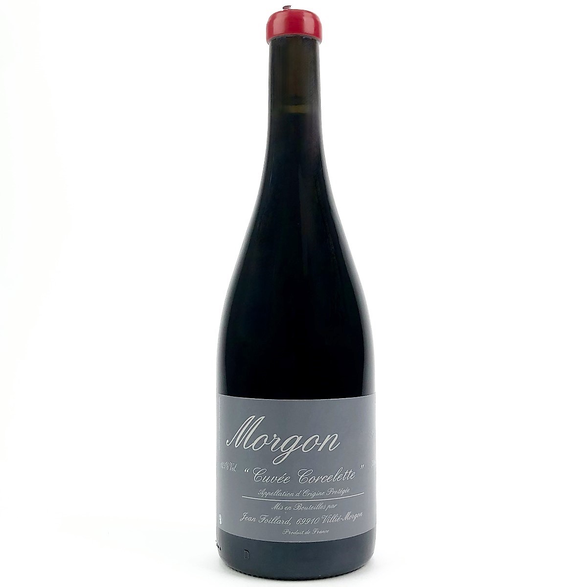 photo of bottle of Foillard Morgon Corcelette VV