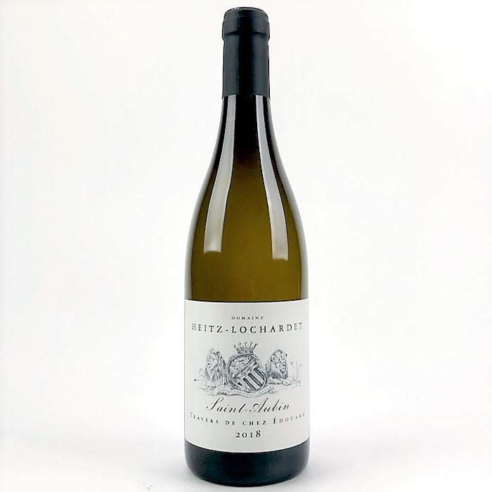 photo of bottle of Heitz-Lochardet St Aubin Travers chez Edouard