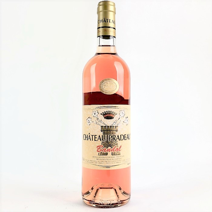 photo of bottle of Pradeaux Bandol Rose