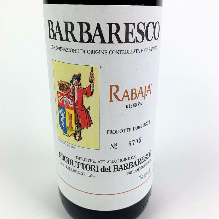 photo of bottle of Produttori Barbaresco Rabaja Ris