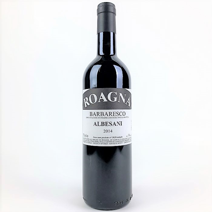 photo of bottle of Roagna Barbaresco Albesani