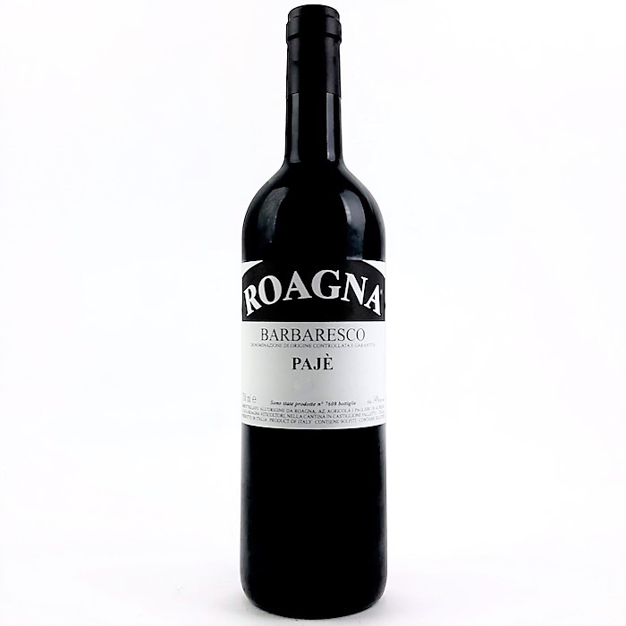photo of bottle of Roagna Barbaresco Paje