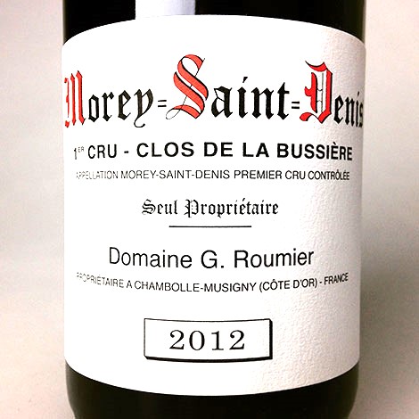 photo of bottle of Roumier MSD 1er Bussiere 12