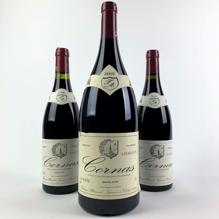 photo of 3 bottles Allemand - 2 bottles of Chaillot and 1 bottle of Reyanrd.