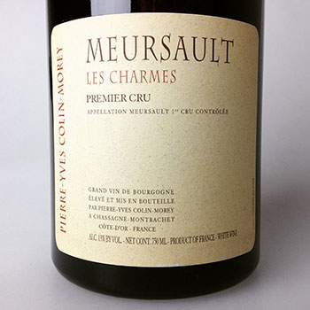 PYCM Brilliance: 2013 Colin-Morey Meursault 1er Cru Les Charmes