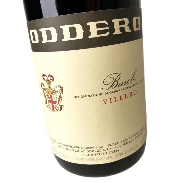photo of bottle of oddero villero