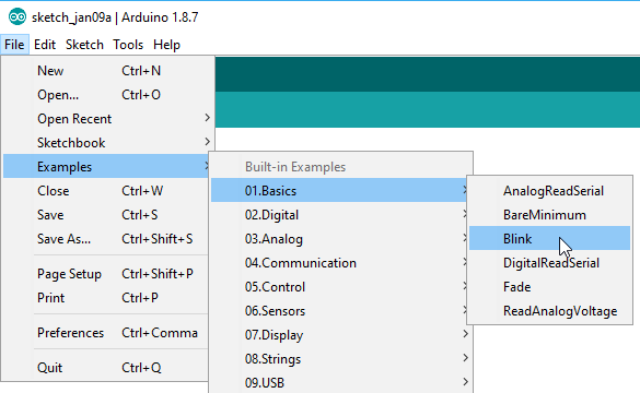 arduino-open-blink