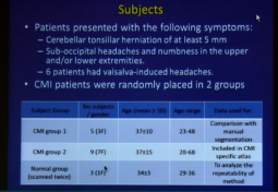 Automated Posterior Cranial Fossa Volumetry by MRI: Applications to Chiari I Malformation