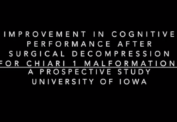 Improvement in Cognitive Performance after Surgery for Chiari I Malformation: A Prospective Study at the University of Iowa