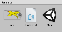 C# script added to assets list