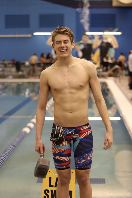 Aaron Hull CollegeSwimming