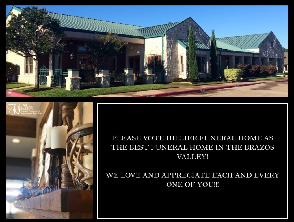 In Our Community Hillier Funeral Home Bryan, TX & College Station, TX
