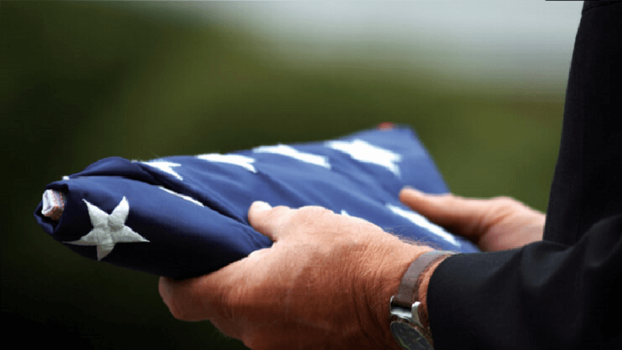 veteran burial flags